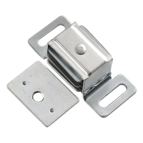 Hickory Hardware Steel Double Magnetic Catch 1-7/8″ Dia Cadmium