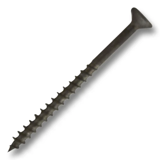 #8 Screw Square/Phillips Combo Flat Head Coarse Thread Plain And Dri-Lube 2-1/4"
