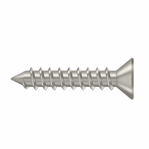 Deltana #12 Steel Wood Screw 1-1/4″ Length Satin Nickel