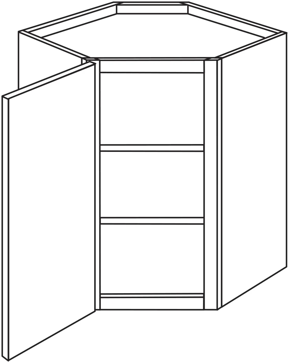 Glass Door Single Pane for WDC2439 – Doric by TA Cabinetry