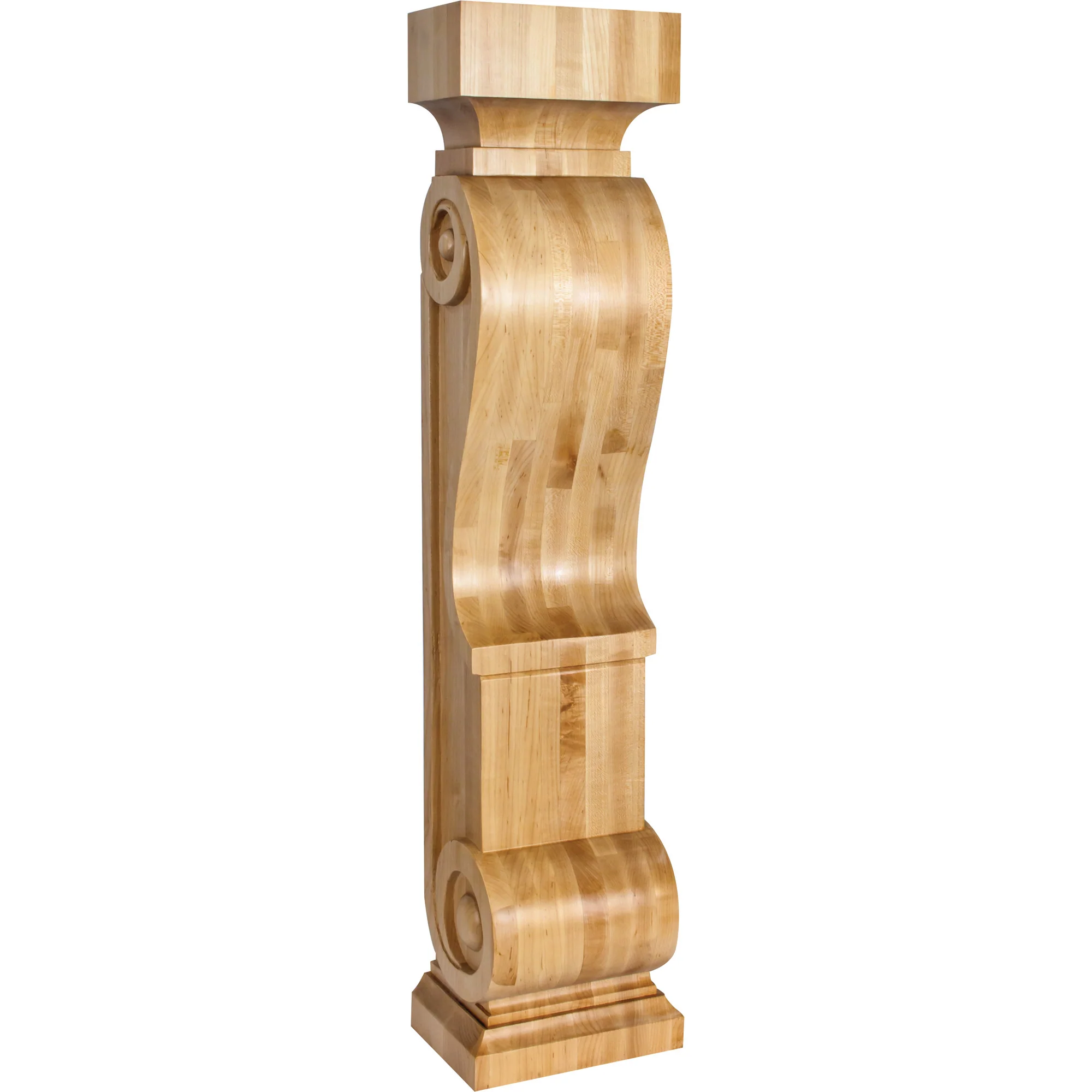 Hardware Resources Scandinavian Romanesque Fireplace Corbel Alder 36" Length