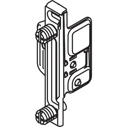 Blum Front Fixing Bracket For 320M/H/K Metabox Clip Press-In Mounting Left, Multiples of 250