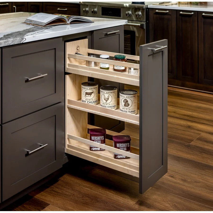 Century Components Signature Base Cabinet Pull-Out Solid Maple 13-3/8″ Width