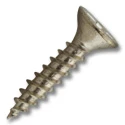 #5 Screw Flat Head #2 Phillips Coarse Thread 5/8″ Length Polished Brass, Multiples of 100