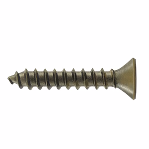 Deltana #12 Steel Wood Screw 1-1/4″ Length Antique Brass