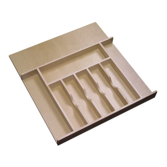 Rev-a-shelf Cutlery Tray Insert Wood, Large, Maple