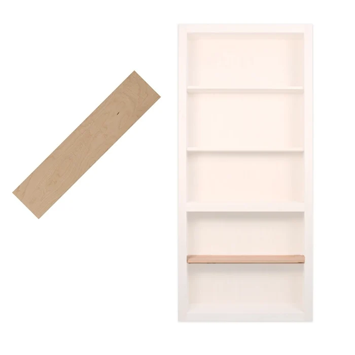 Invisidoor Shelf Unfinished