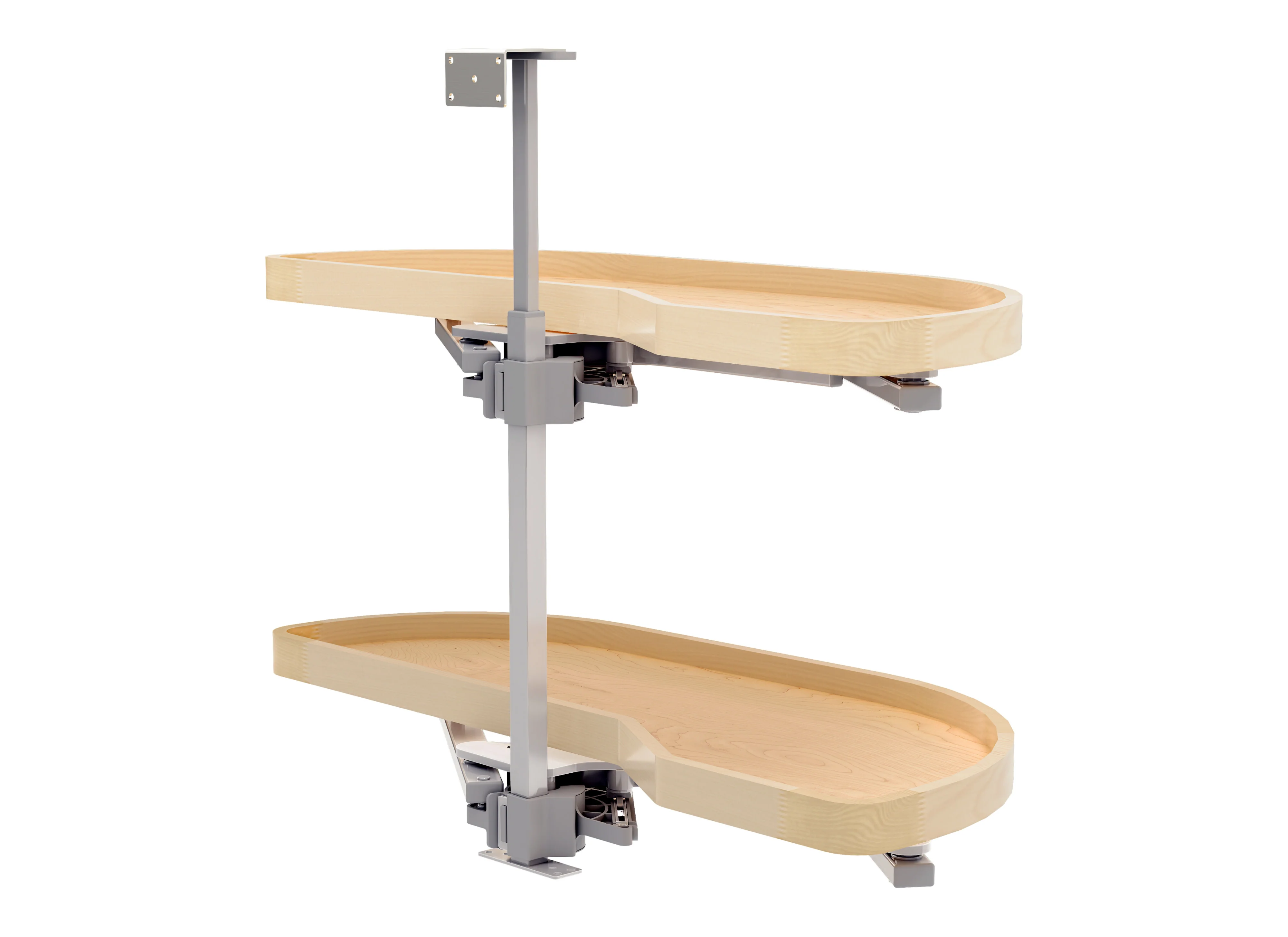 Rev-a-shelf Two-Tier Wood Classic Girasolo 15″ Opening Width Right Opening Direction