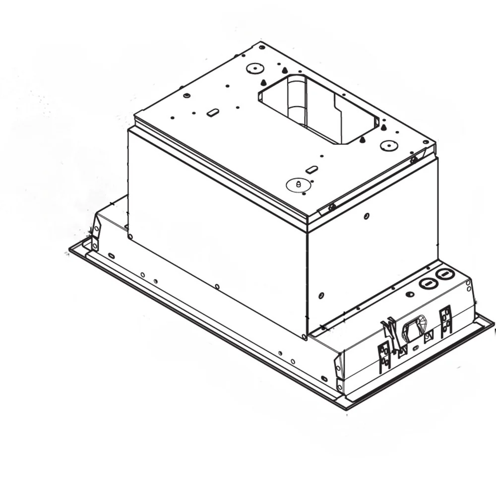 400 CFM Stainless Ventilator 21-3/8 W X 11-7/16 H X 10-9/16 D – Fusion by Fabuwood