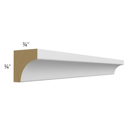 Inside Corning Moulding 3/4 H X 3/4 D X96 L – Metro Series by Fabuwood