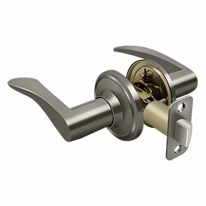 Deltana Backset 2-3/8″ 2-3/4, Antique Nickel, Right, Passage