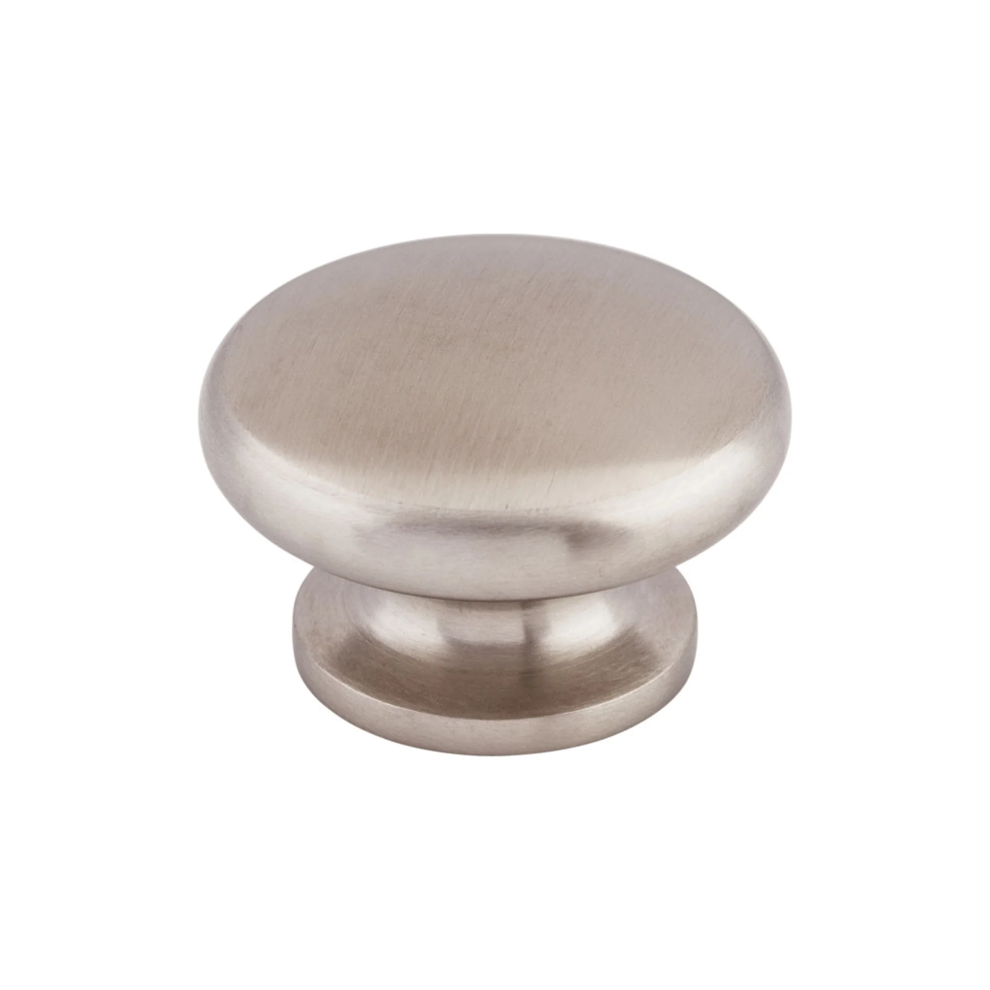 Flat Round Knob 1-1/2″ Diameter – Stainless Steel