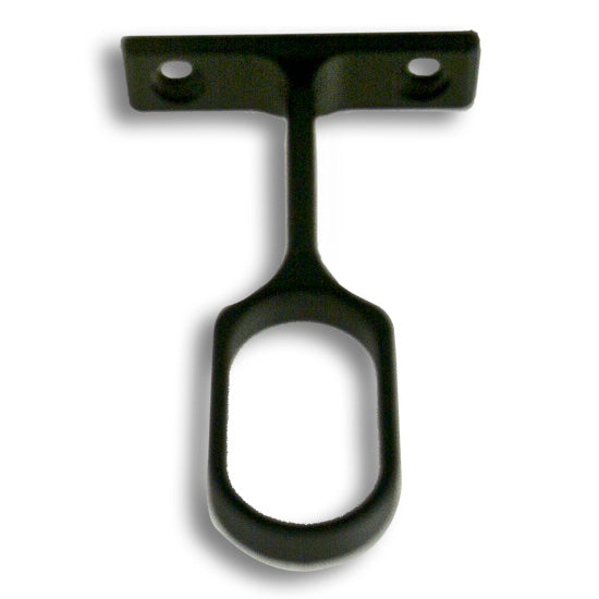 Closet Rod Center Support For Oval Rod Screw On Mounting, Oil Rubbed Bronze