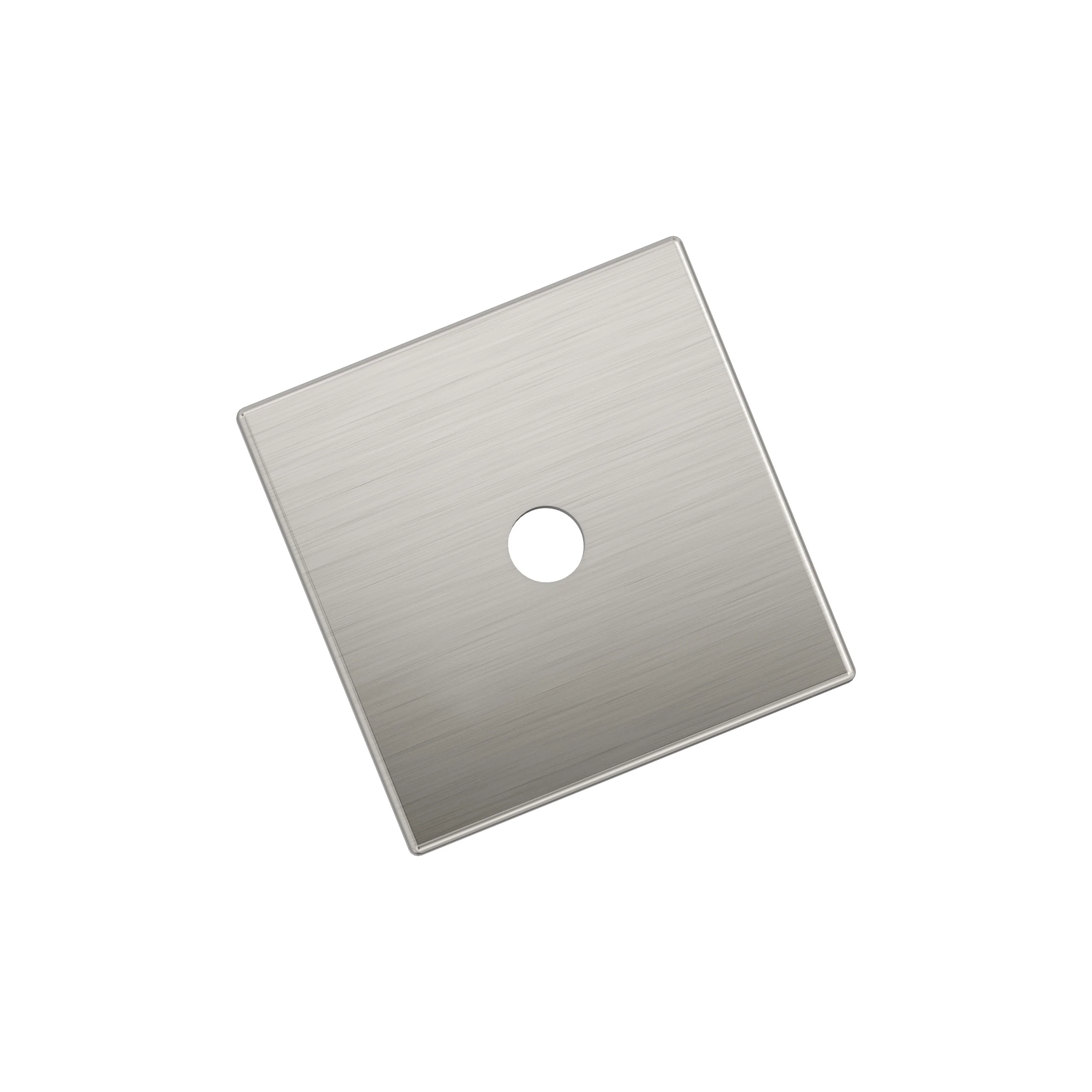 Amerock Ladera Backplate For Knob 1-3/16″ Length, Satin Nickel