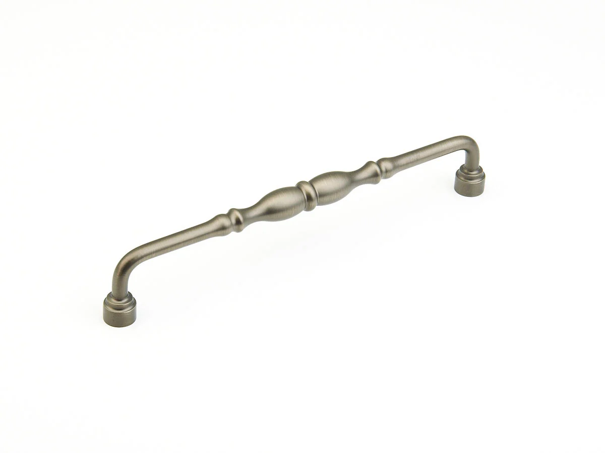 Schaub Colonial Pull Antique Nickel 12″ Center to Center