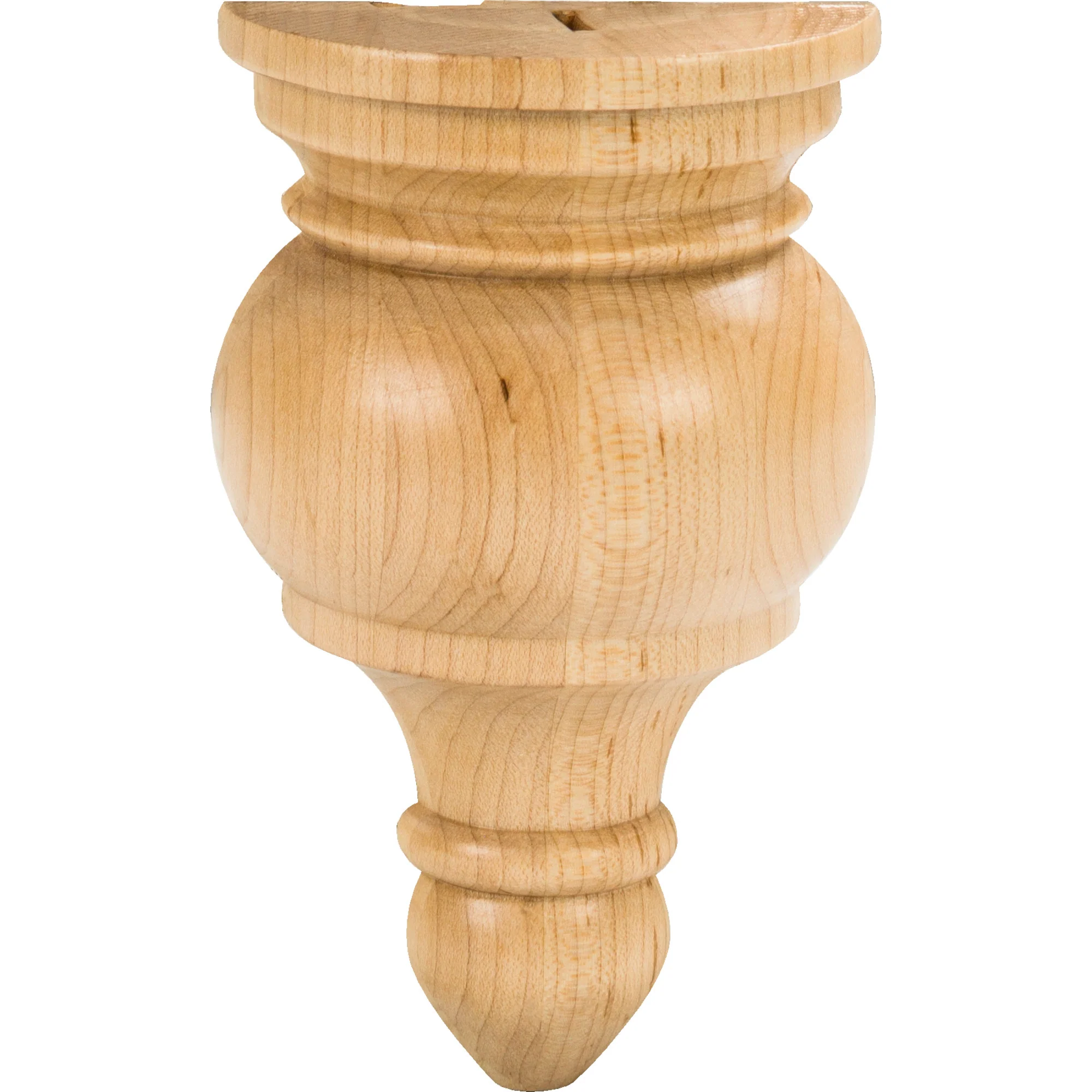Hardware Resources Transition Finial Oak 5-1/2″ Length