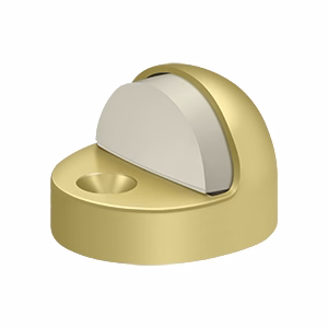 Deltana Dome Stop Profile Polished Brass High Profile