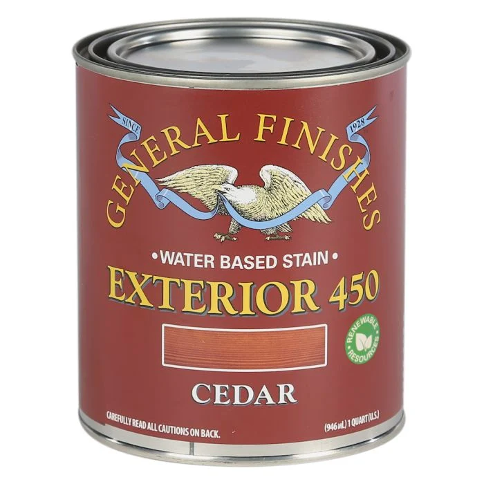 General Finishes Exterior 450 Stains, Cedar, Quart