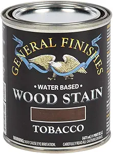 General Finishes Water Based Wood Stains, Tobacco, Pint