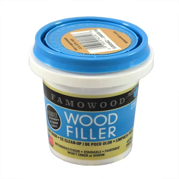 Famowood Wood Putty Water Based, Birch, 1/4 Pint