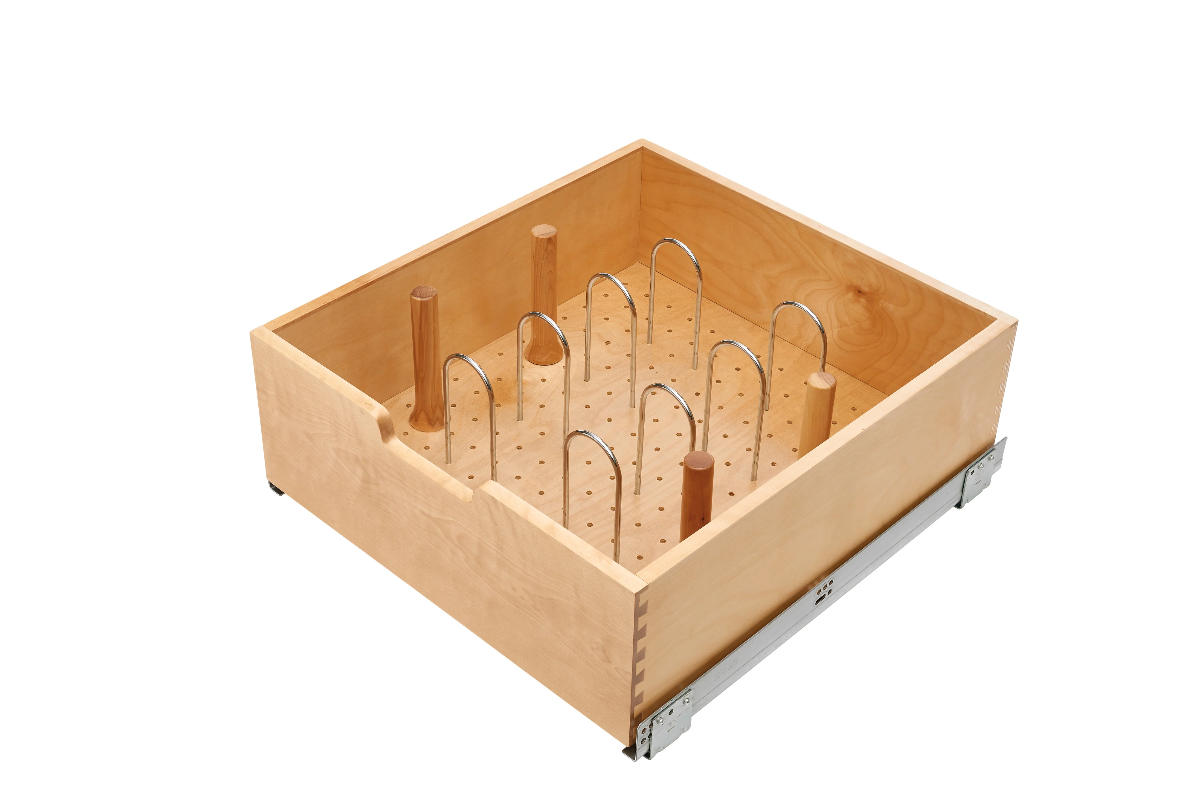 Rev-a-shelf Bottom Mount Wood Pullout Tall Drawer 24″ Size