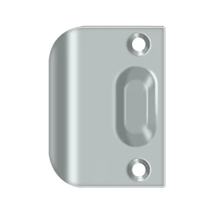 Deltana Full Lip Strike Plate, Brushed Chrome
