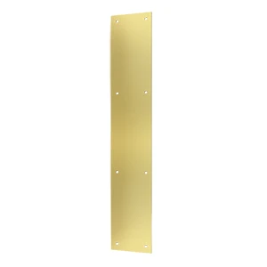 Deltana Push Plate, Polished Brass, 3-1/2″ x 20″