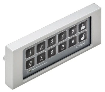 Key Pad Mounting Plate Template, For StealthLock, Steel, Nickel Plated