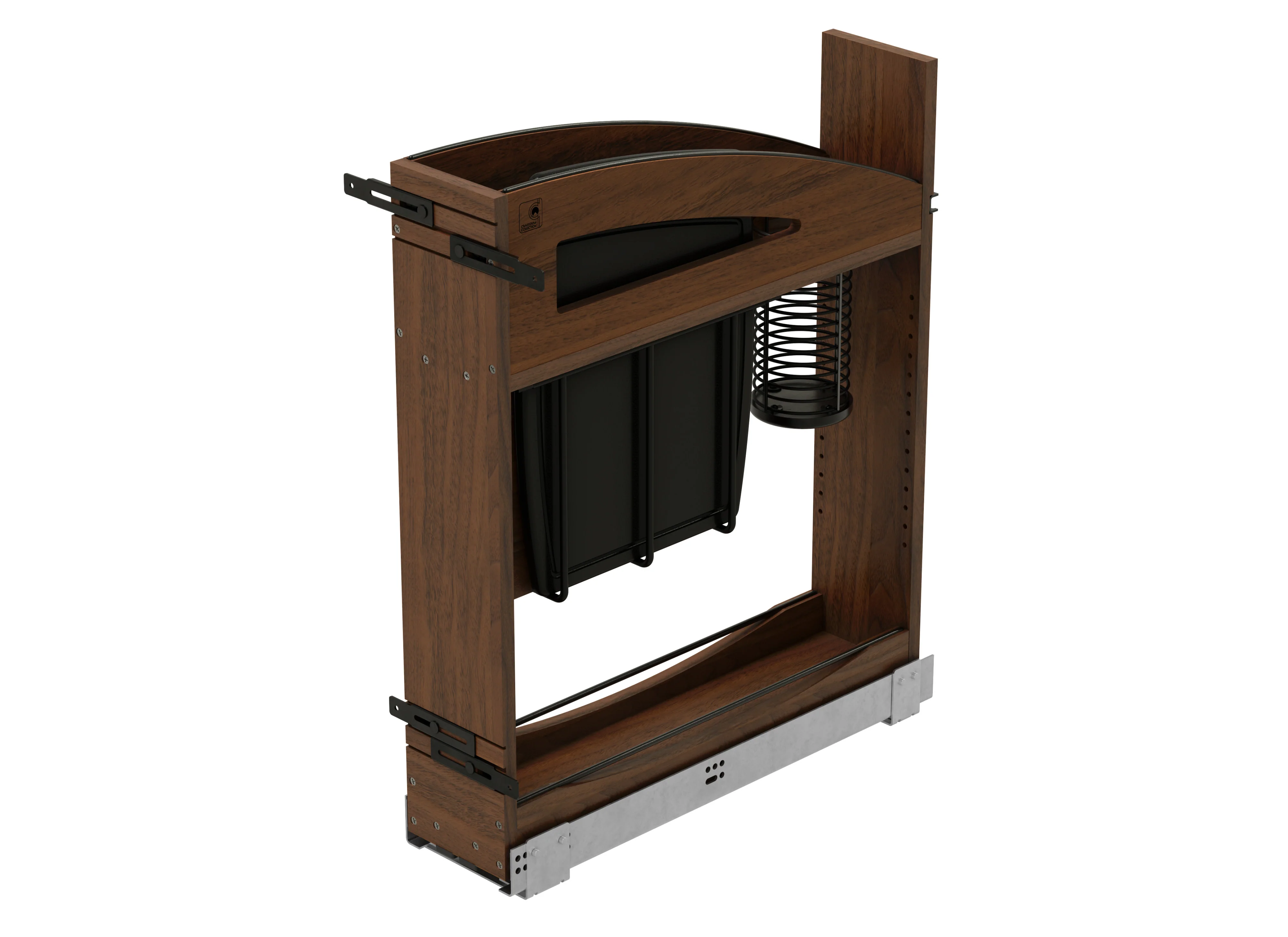 Craftsman Collection Solid Maple Knife Block Pullout Organizer, 5″