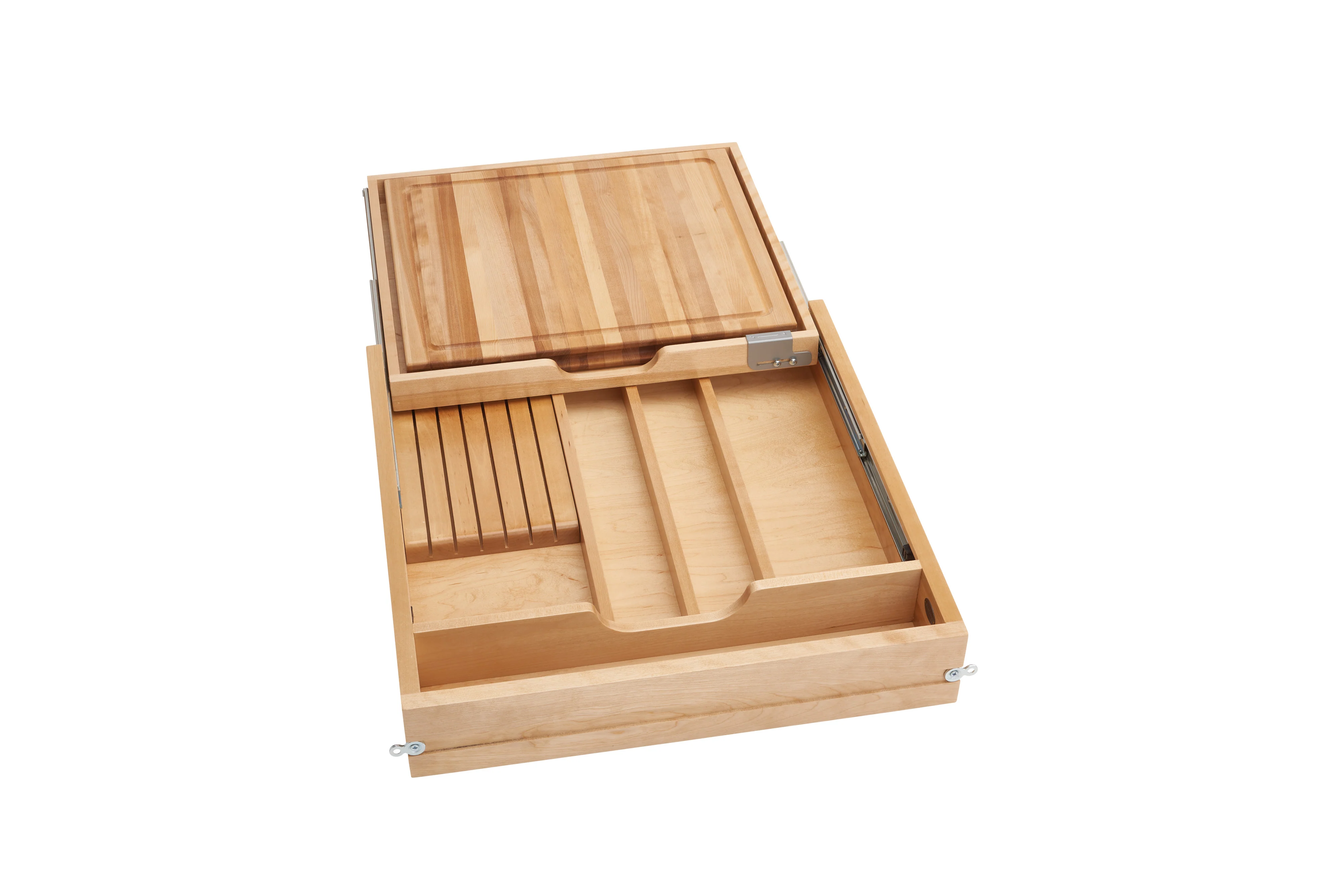 Rev-a-shelf Maple Knife/Cutting Board Drawer Face Frame, 24″
