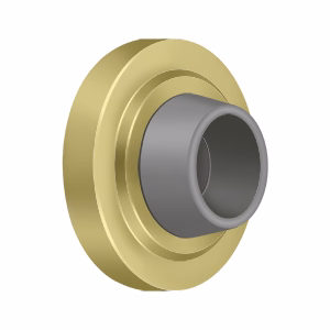 Deltana Concave Flush Bumper 2-3/8″ Diameter, Polished Brass, 2-3/8″