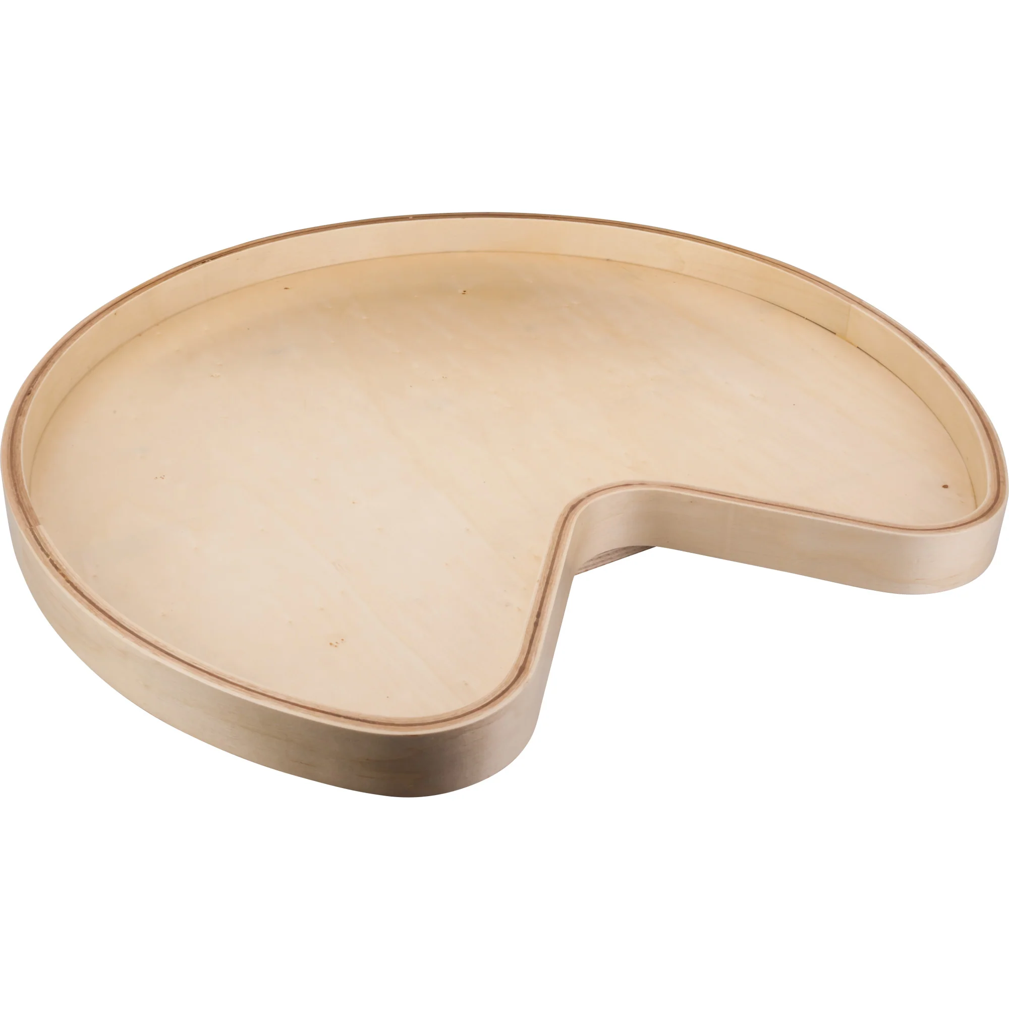 Hardware Resources Kidney Single Shelf Banded Lazy Susan
