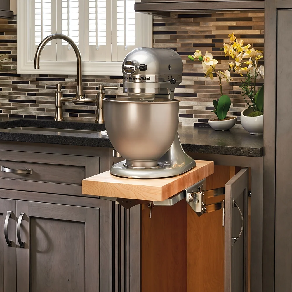 Full-Height Base Cabinet Heavy Duty Mixer Lift