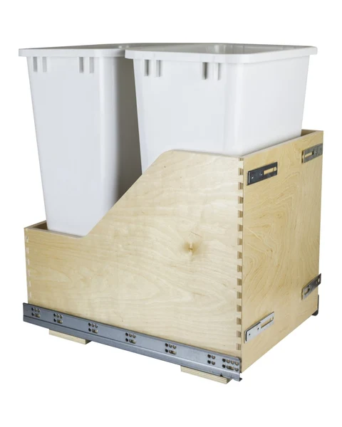 Hardware Resources Door Mount Pullout Waste Container System