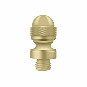 Deltana Acorn Tip Unlacquered Polished Brass 7/8″ Height