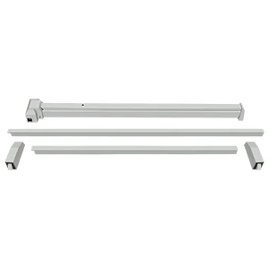 Deltana Panic Device 36″ Vertical Rod, Aluminum, 48″