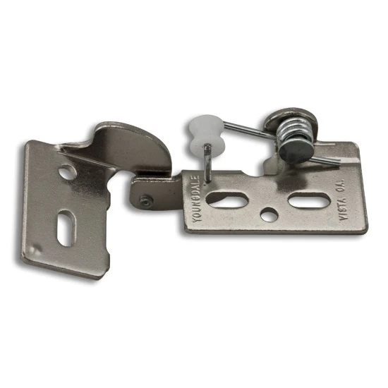 Youngdale Concealed Hinge, Nickel, #4
