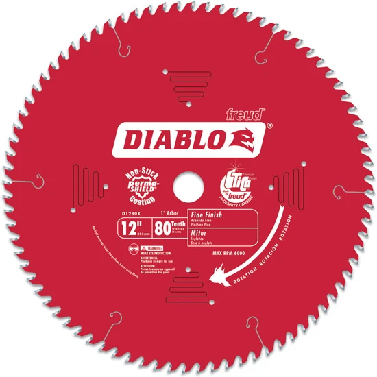 Diablo Fine Finish Saw Blade 12″ Diameter