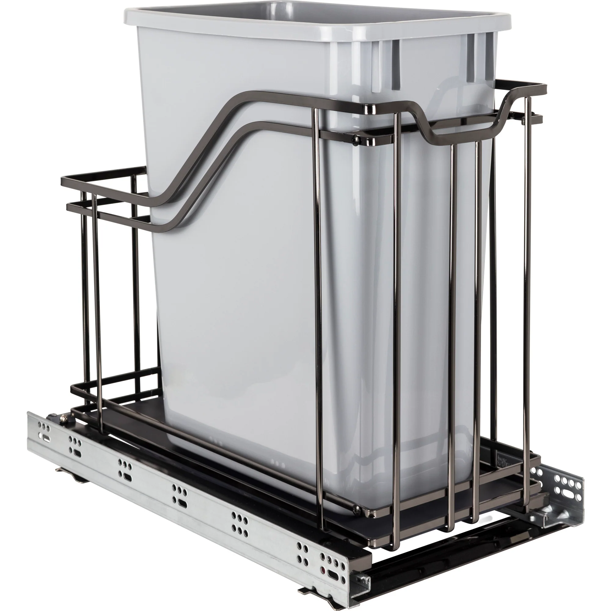 Hardware Resources Door Mount Trashcan Pullout Soft-Close