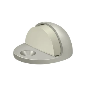 Deltana Dome Stop Profile Satin Nickel Low Profile