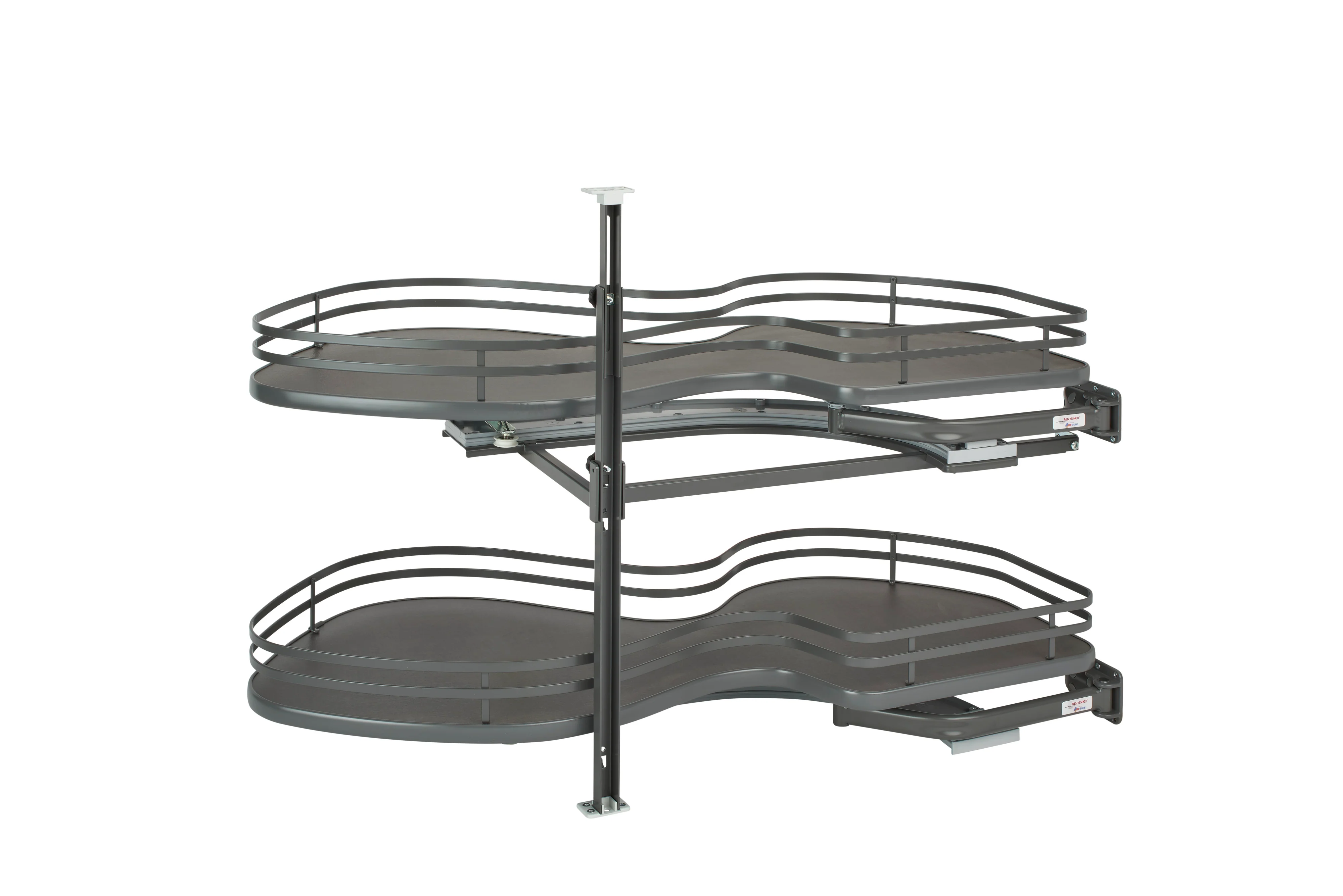Rev-a-shelf Cloud Blind Corner Organizer 18″ Opening Width Right Opening Direction Orion Gray