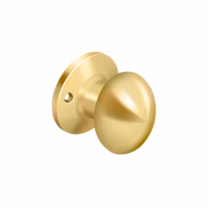 Deltana Egg Knob, Backset 2-3/8″ 2-3/4″ Non-Handed, PVD, Dummy