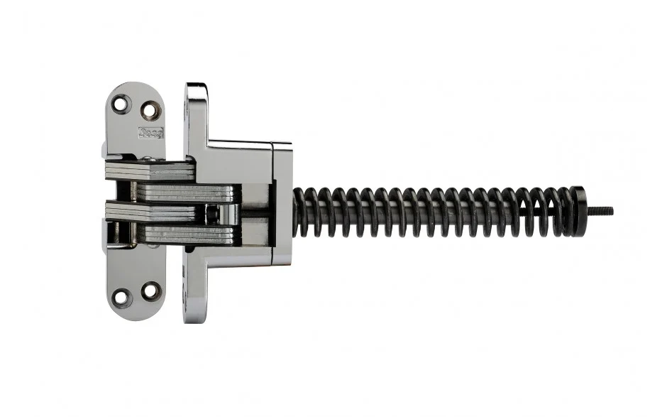 SOSS Hinge 216 Spring Closer, Antique Brass