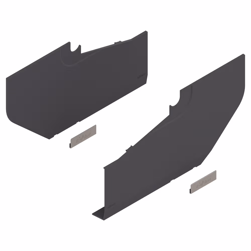 Blum Aventos HS Cover Set, Dark Gray