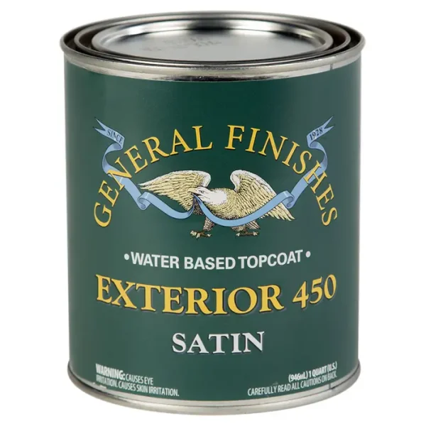 General Finishes Exterior 450 Clears, Satin, Quart