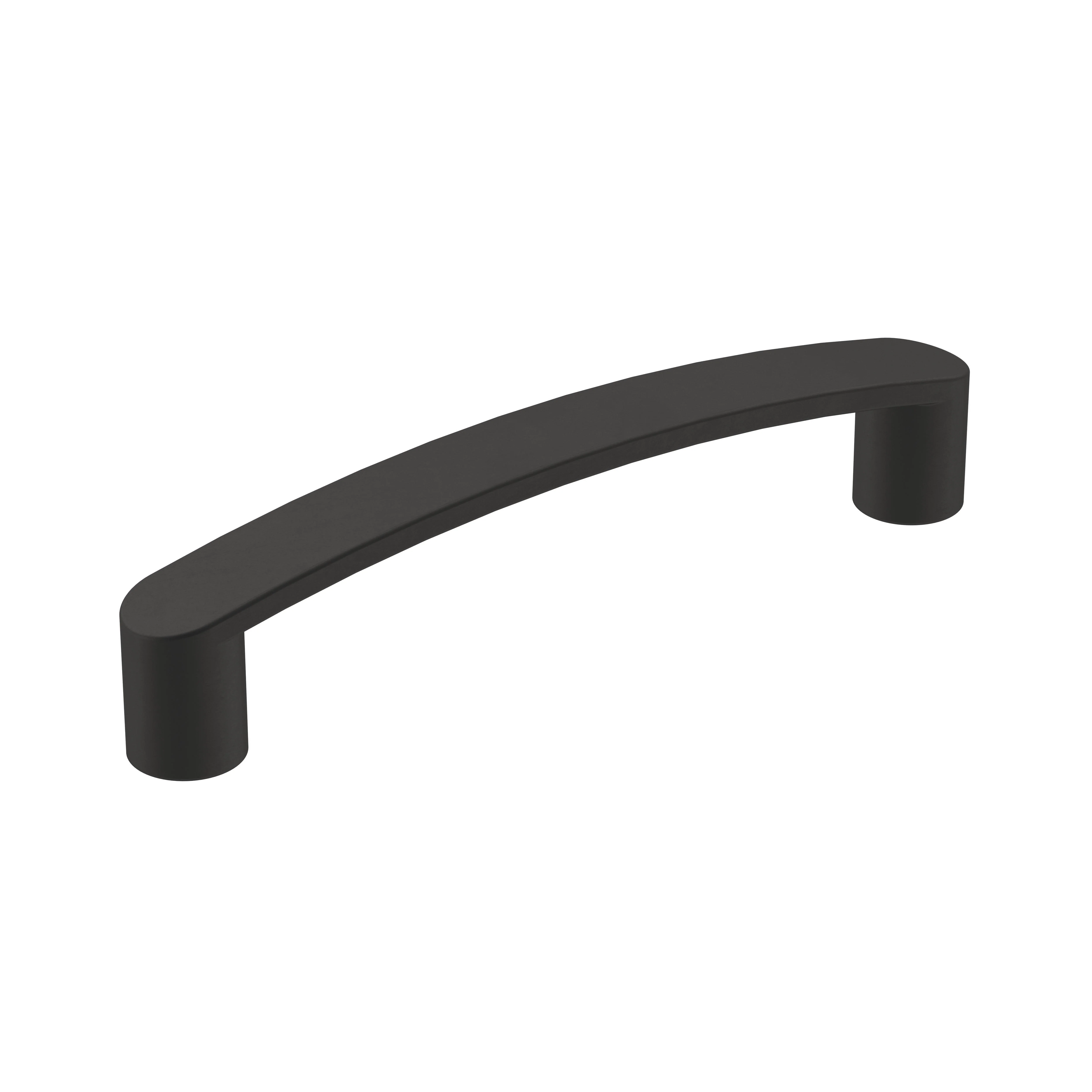 Amerock Rift Pull Matte Black 3-3/4" Center to Center