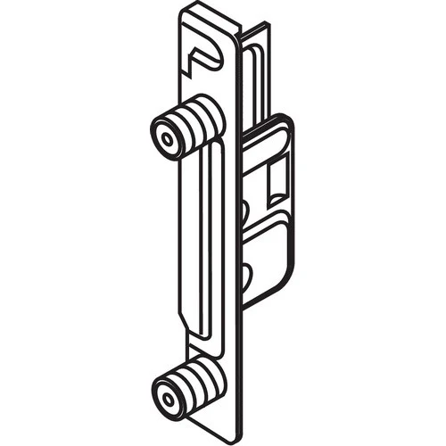 Metabox Front Fixing Bracket For 320M/H/K Drawer Series, Right Mounting, Press-In, Multiples of 250