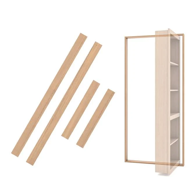 Invisidoor Jamb/Threshold Unfinished, Outswing, Cherry