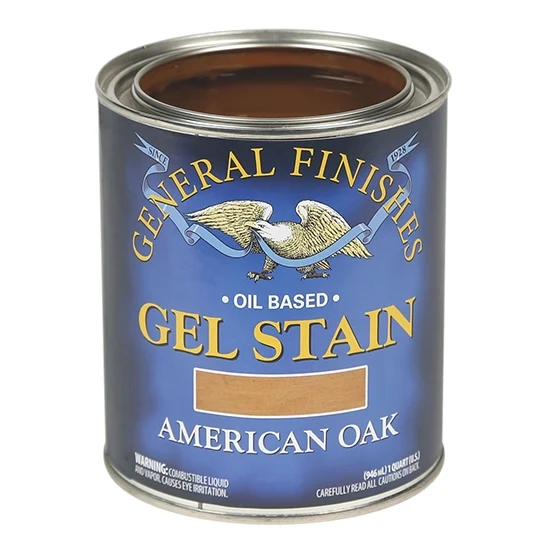 General Finishes Gel Stain, American Oak, Quart