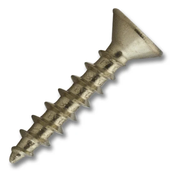 #6 Screw Flat Head Phillips Coarse Thread 3/4″ Length Polished Brass, Multiples of 100